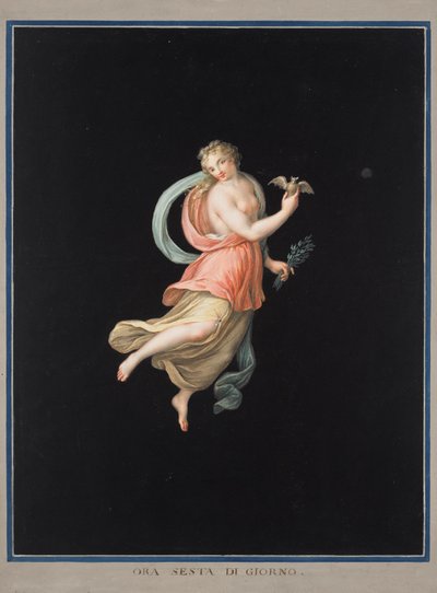 Alegoría femenina de la noche de Michelangelo Maestri