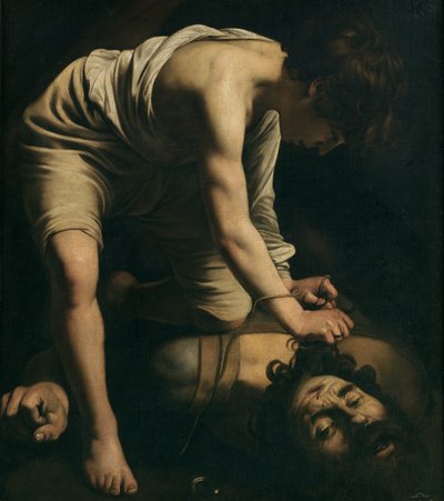 David con la cabeza de Goliat de Michelangelo Merisi Caravaggio