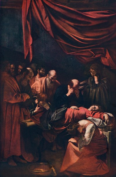 La muerte de la Virgen, c1606 de Michelangelo Merisi Caravaggio