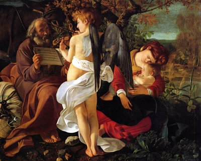 Descanso en la huida a Egipto, ca. 1597 de Michelangelo Merisi Caravaggio