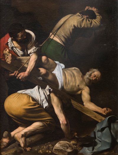 Crucifixión de San Pedro de Michelangelo Merisi da Caravaggio
