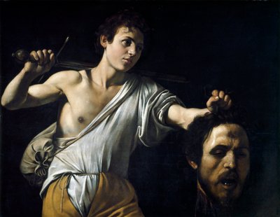 David con la cabeza de Goliat de Michelangelo Merisi da Caravaggio