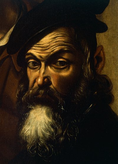 Pilato (detalle) de Michelangelo Merisi da Caravaggio
