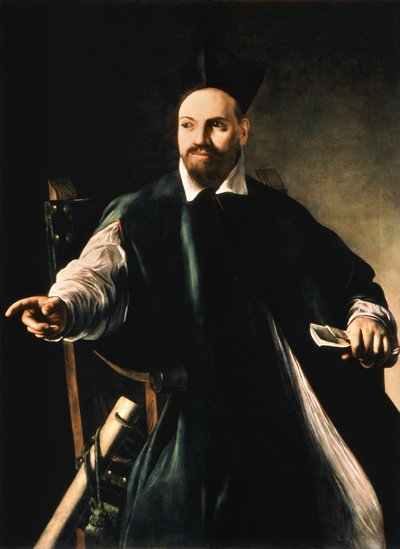Retrato de Maffeo Barberini, más tarde Papa de Michelangelo Merisi da Caravaggio