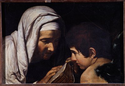 Santa Francesca Romana y el ángel de Michelangelo Merisi da Caravaggio