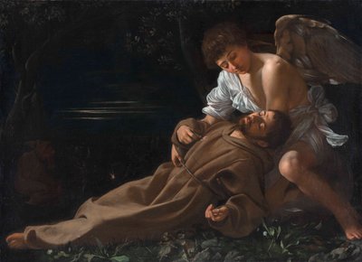 San Francisco de Asís Recibiendo los Estigmas de Michelangelo Merisi da Caravaggio