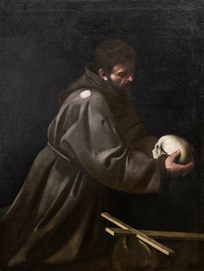 San Francisco en meditación de Michelangelo Merisi da Caravaggio