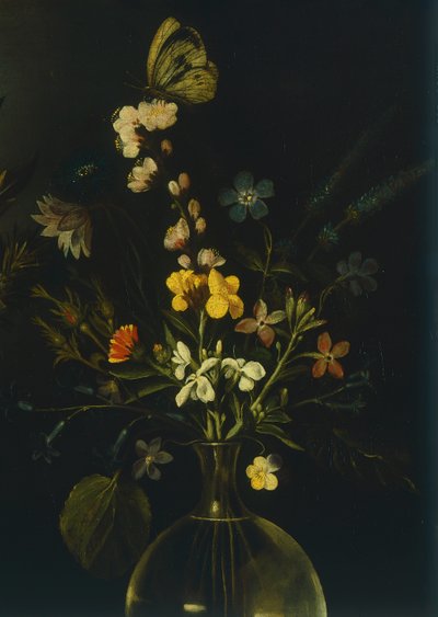 Naturaleza muerta con flores y frutas, por el Maestro de la Naturaleza Muerta de Hartford, c.1600-10 de Michelangelo Merisi da Caravaggio