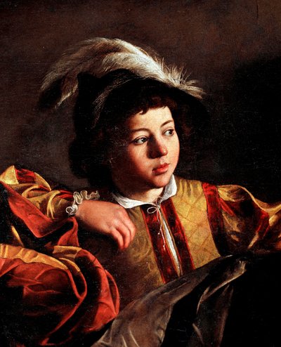 La llamada de San Mateo (detalle) de Michelangelo Merisi da Caravaggio