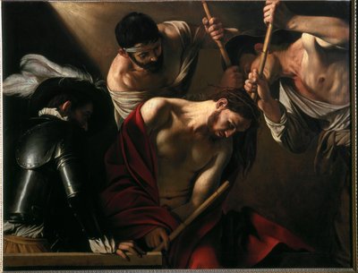 La coronación de espinas de Michelangelo Merisi da Caravaggio