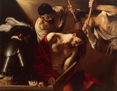 La coronación de espinas, c.1603 (óleo sobre lienzo) de Michelangelo Merisi da Caravaggio