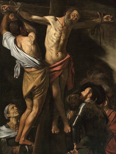 La crucifixión de San Andrés, 1606-07 de Michelangelo Merisi da Caravaggio