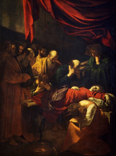 La muerte de la Virgen de Michelangelo Merisi da Caravaggio