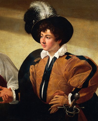 La adivina (detalle) de Michelangelo Merisi da Caravaggio
