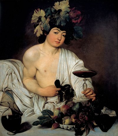 El joven Baco, c.1596 (óleo sobre lienzo) de Michelangelo Merisi da Caravaggio