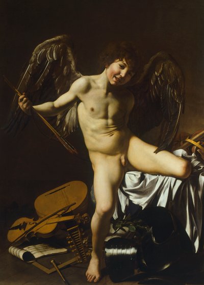 Cupido victorioso de Michelangelo Merisi da Caravaggio