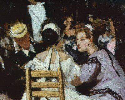 Un café en la Piazza San Marco, por Michele Cammarano de Michele Cammarano