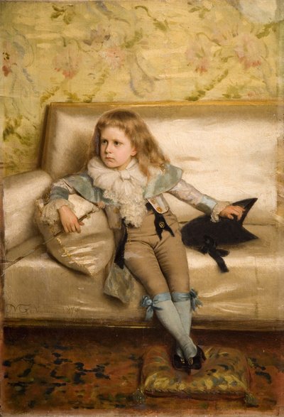 Italiano: Retrato del hijo Eduardo de Michele Gordigiani
