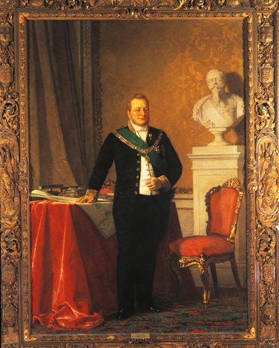 Retrato de Camillo Benso, Conde de Cavour de Michele Gordigiani