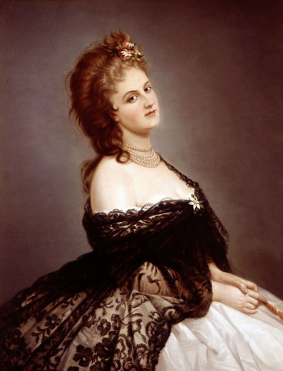 Virginia Oldoini, Condesa de Castiglione, después de una foto de Pierre-Louis Pierson, 1862 de Michele Gordigiani