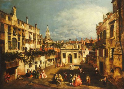 El Campo San Gallo, Venecia, c.1740s de Michele Marieschi