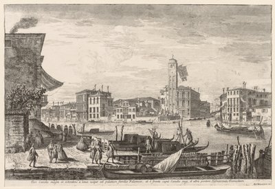 Vistas de Venecia: Cannaregio, 1741 de Michele Marieschi