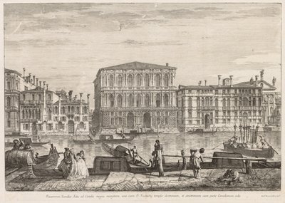 Views of Venice:  Palazzo Pesaro de Michele Marieschi