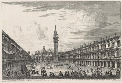 Views of Venice:  Piazzo S. Marco de Michele Marieschi