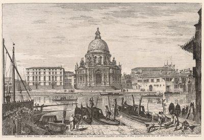 Views of Venice:  S. M. Della Salute de Michele Marieschi