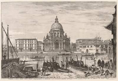 Vistas de Venecia: S. M. Della Salute, 1741 de Michele Marieschi