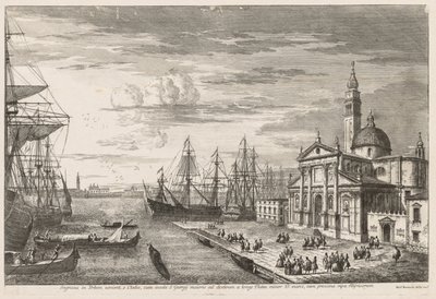 Vistas de Venecia: La cuenca de San Marcos, 1741 de Michele Marieschi