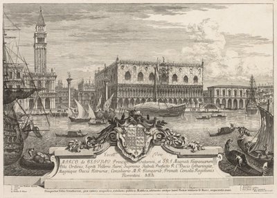 Vistas de Venecia: La Piazzetta y el Palacio Ducal, 1741 de Michele Marieschi