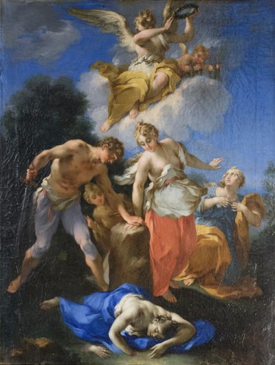 Martirio de las vírgenes, primera mitad del siglo XVIII, Michele Rocca (óleo sobre lienzo) de Michele Rocca