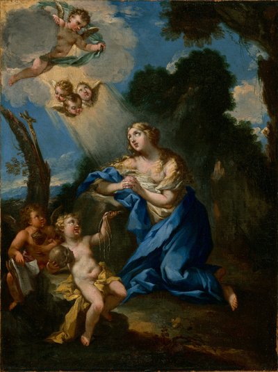 Magdalena penitente de Michele Rocca