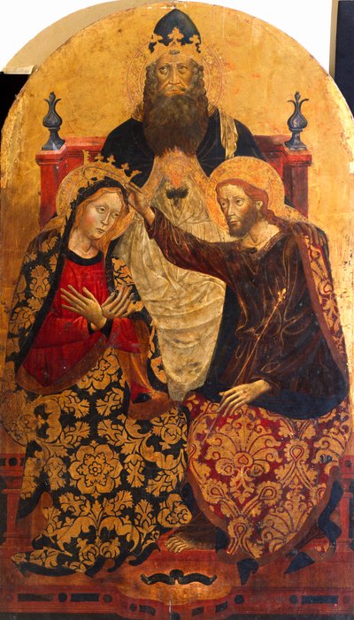 Coronación de María de Michele di Matteo da Bologna (activo 1410-1469) de Michele di Matteo da Bologna