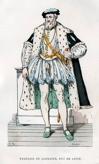 Francisco de Lorena, 2º duque de Guisa, soldado y político francés, siglo XVI, 1882-1884 de Micheler