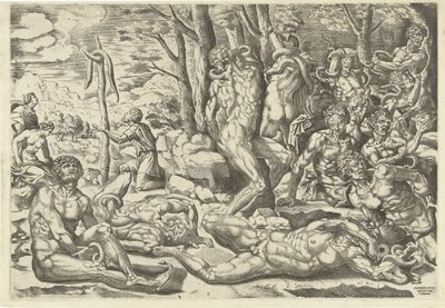 La adoración de la serpiente de bronce de Michiel Coxie (I) (attributed to)