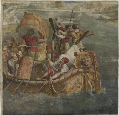 Desembarco de Escipión Africano cerca de Cartago de Michiel Coxie (I) (attributed to)