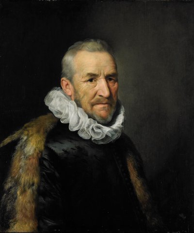 Retrato de un hombre de Michiel Jansz van Mierevelt (copy after)
