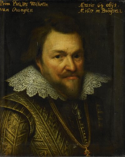 Retrato del Príncipe Felipe Guillermo de Orange de Michiel Jansz van Mierevelt (workshop of)