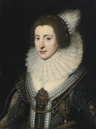 Elizabeth Stuart 1596-1662, Reina de Bohemia, ca 1642 de Michiel Jansz van Mierevelt