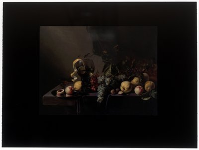 Bodegón con frutas y uvas de Michiel Simons