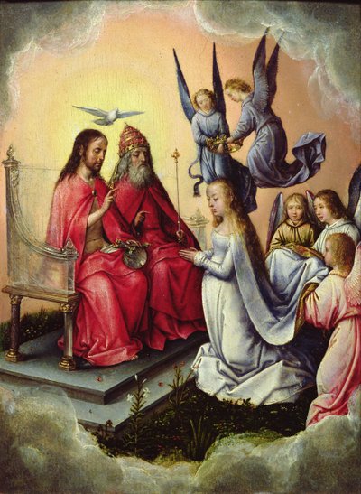 Coronación de la Virgen de Michiel Sittow