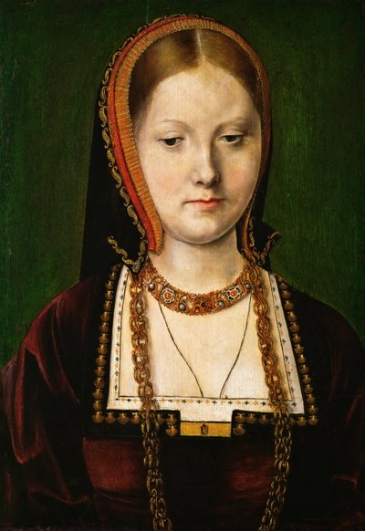 Retrato de María Tudor (1496-1533) de Michiel Sittow