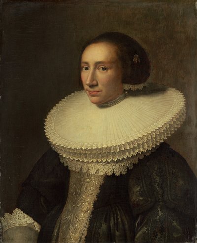 Retrato de una dama con gorguera de Michiel van Miereveld