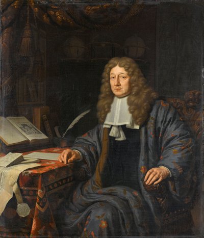 Retrato de Johannes Hudde (1628-1704), burgomaestre de Ámsterdam de Michiel van Musscher