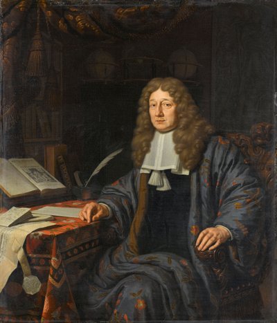 Retrato de Johannes Hudde de Michiel van Musscher