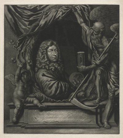 Autorretrato, 1685 de Michiel van Musscher