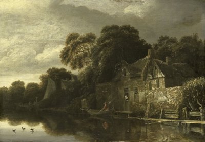 Antigua casa de campo sobre el agua de Michiel van Vries