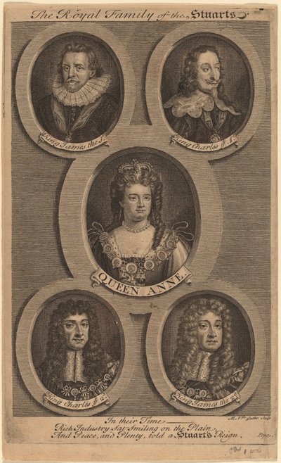 La Familia Real de los Estuardo de Michiel van der Gucht